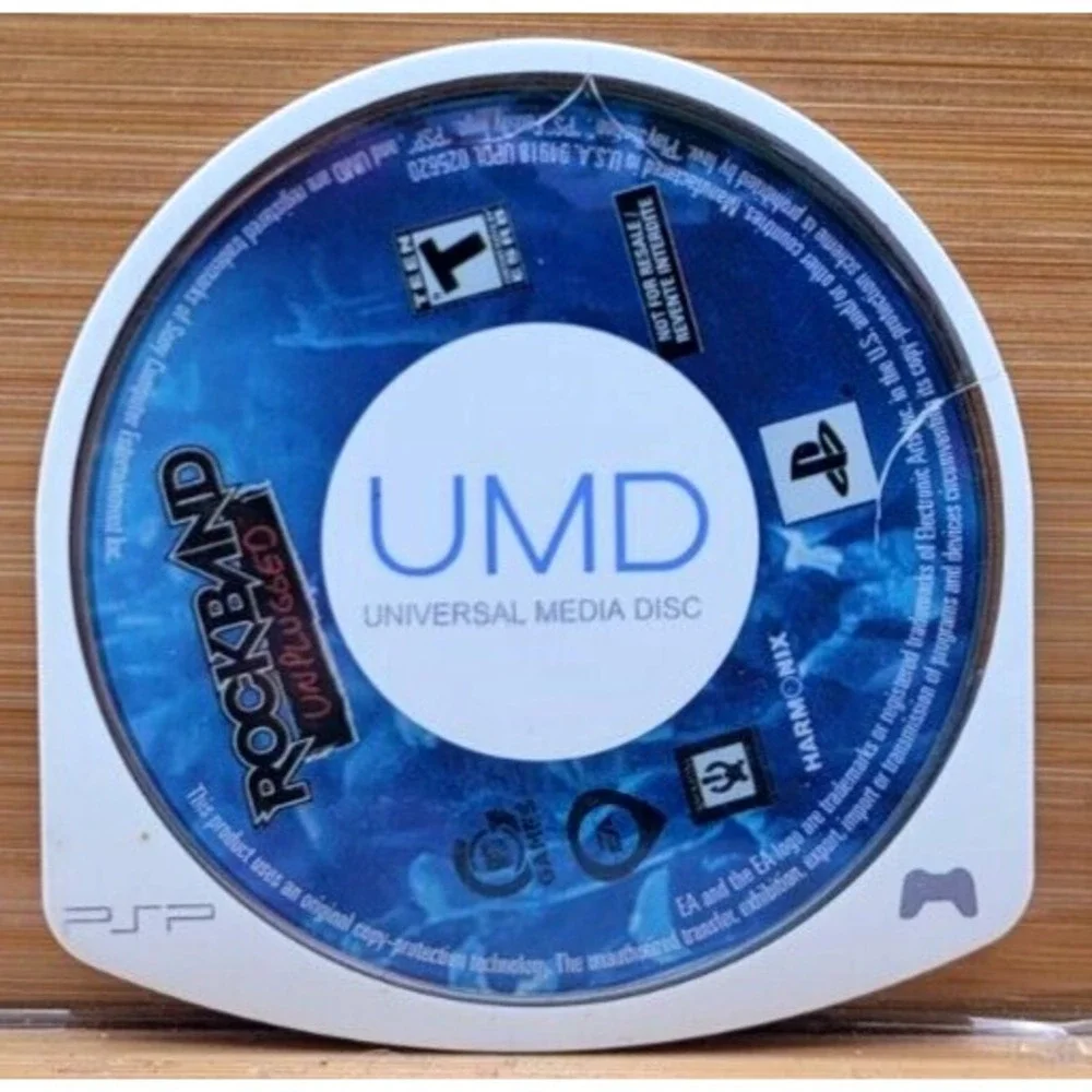 Rock Band Unplugged (Sony PSP,‎ 2007) UMD Game Disc Only - No Case